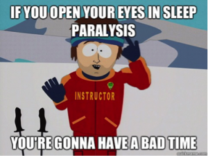 Sleep paralysis